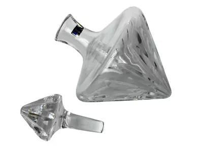 Waterford Marquis Crystal Omega Tilted Side Rest Decanter Stopper • $199.99