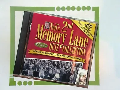 Neil's 2nd Memory Lane Quiz Collection For Over 60s Audio 2CD  Mint • £19.99