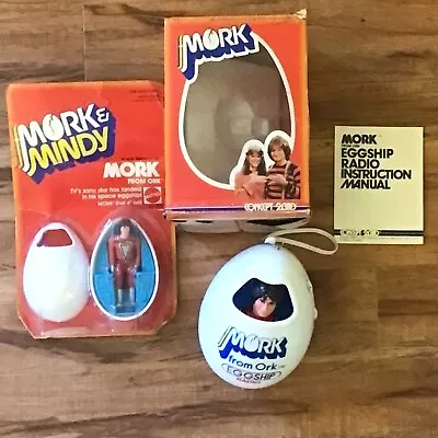 Mork From Ork Eggship Radio Mindy Robin Williams Lot • $129