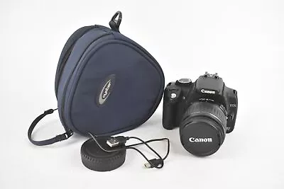 Canon EOS 350D DSLR Camera Untested & Spares & Repairs Canon EF-S 18-55mm Lens • £39.99