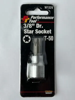 Performance Tool - Torx Star Bit Socket ( T15   --   T50 ) [1/4  Or 3/8  Drive] • $7.99