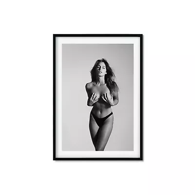 Cindy Crawford Black&White Art Poster Print. Great Home Decor • $84.50