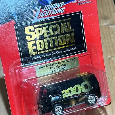 Vintage Johnny Lightning Special Edition Volkswagen VW Van 2000 Millennium Bus • $14.88