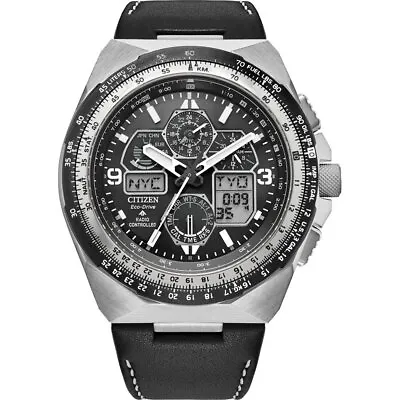 Citizen Black Mens Analogue-Digital Watch Promaster Skyhawk A-t JY8149-05E • £519