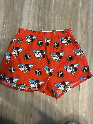 New Nwot Vintage Disney Mickey & Co Mouse Pilot Boxer Sleep Shorts Size  Xl • $15