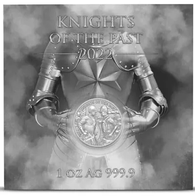 Knights Of The Past 1oz Silver Coin €5 5 Euro COA Malta • $50