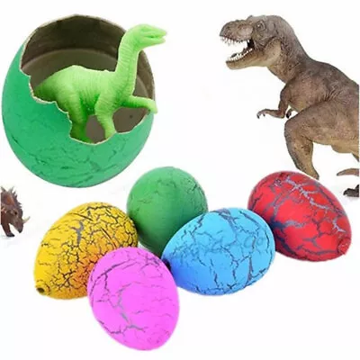 £4.45 • Buy 2pcs Magic Hatching Growing Dinosaur Eggs Child Kids Water Growing DinosaurWF P4