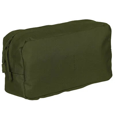 Utility Pouch Army Pocket Large Molle Modular System Airsoft Webbing Olive Green • £15.95