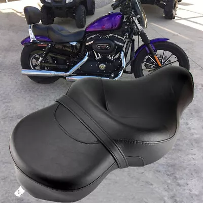 Driver Passenger 2 Up Seat For Harley Sportster Iron XL 883 XL1200 48 72 2004-up • $105.95