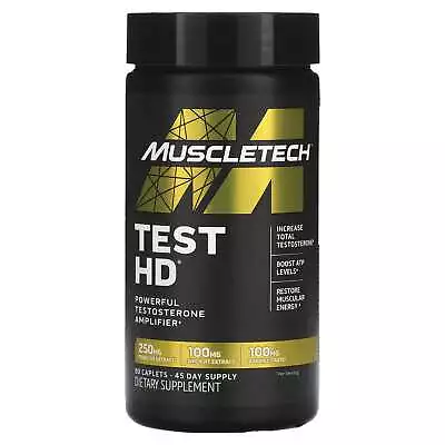 2 X Muscletech Performance Series Test HD Hardcore Testosterone Booster 90 R • $144.20