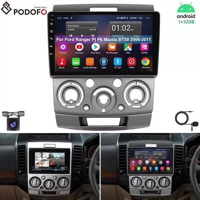 For Ford Ranger Mazda BT50 2006-2011 Android 13 Car Radio Stereo Head Unit + CAM • $199.99