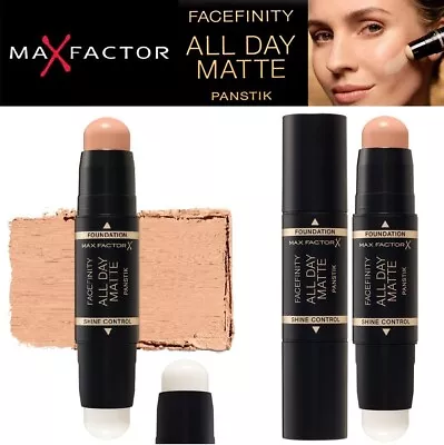 Max Factor Face Finity All Day Matte Foundation Stick Panstik 42 Ivory • $10.73