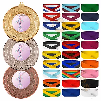 Ballet Medal & Ribbon F/Engraving Ballet Trophy Award Dance Ballerina Medal • £4.25