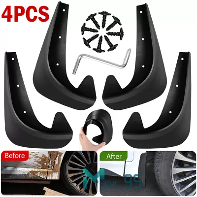 Flexible EVA Plastic Wearing Mud Flaps Splash Guards For Car Front & Rear Fender • $22.71