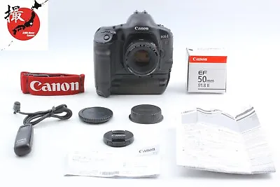 Count 044 【Opt MINT】 Canon EOS 1V Film Camera Body + EF 50mm F/1.8 II Lens Japan • $699.99