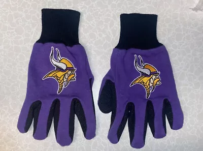 Minnesota Vikings Sport Utility Team Logo Gloves Dot Grip Licensed NFL Win-Craft • $7.99