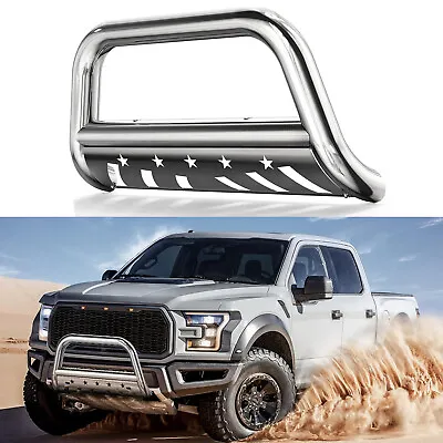 For 04-23 Ford F-150/ 03-17 Expedition 3'' Stainless Steel Bull Bar Bumper Guard • $111.99