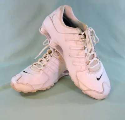 Nike Shox NZ Running Shoes 501524-106 White Black Men's Size 11 • $49.99