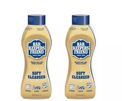 Bar Keepers Friend 26 Oz. All-Purpose Cleaner Soft Cleanser (2-Pack) • $9.99