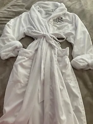 Unisex Men Woman Boca Terry Robe Luxury Microfiber Bathrobe WALDORF Hotel Spa • $54.50