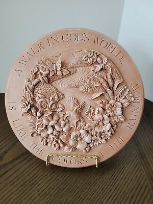 Garden Plaque Ornament Memorial Terracotta Resin By House Of Lloyd • $30