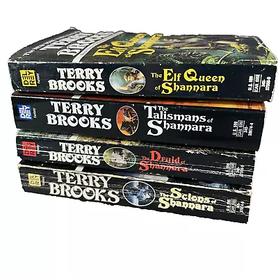 Terry Brooks Heritage Shannara Lot 4 Paperback Books Elf Druid Scions Talismans • $14.17