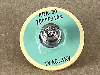 Original Yaesu Fl-2100B Doorknob Capacitor 100pf 3kv RDA-30 • $35