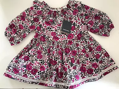 COUNTRY ROAD BLOSSOM FRILL Cotton Flower Print DRESS Size 000 • $29.55