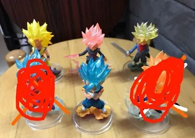 Dragon Ball Super UG Super Saiyan Vegeto Trunks Ssj3 Son Goku Black Mini Figure • $26