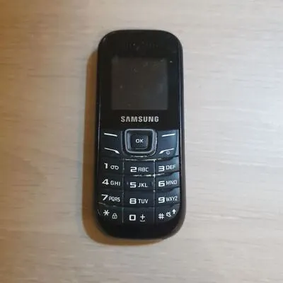 Samsung PUSHA GT-E1200 Black 1.52  Screen Tesco Network Mobile Phone For Parts • £8.79