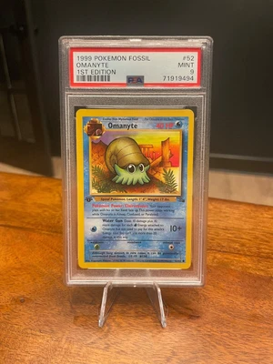 $20 • Buy 1999 PSA 9 Omanyte Pokemon Fossil 1st Edition