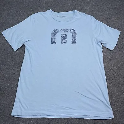 Travis Mathew T Shirt Mens Size XL Blue Golf Short Sleeve Graphic Tee • $14.87