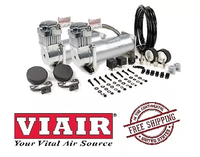 VIAIR 150PSI 3.28CFM 450C Dual Performance Value Pack 45012 Silver • $544.95