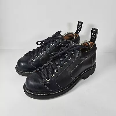 Vtg John Fluevog Shoes Mens Size 9.5 US Seventh Heaven Angels Leather Derby Goth • $149.95