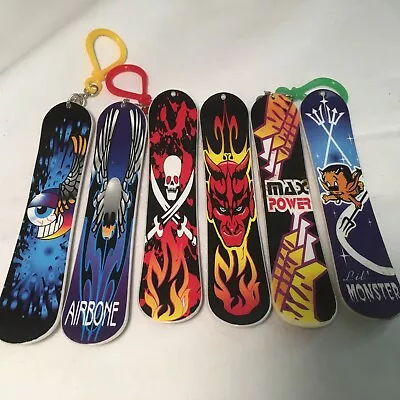 Lot Of 6 Mini Skateboard Finger Boards And Keychains  • $7