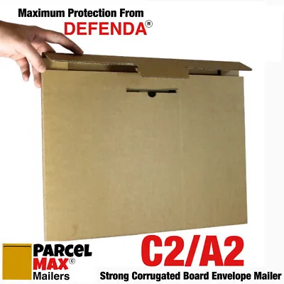 A2 C2 ULTRA STRONG POSTAGE ENVELOPES CORRUGATED CARDBOARD PARCELMAX Mailers • £45.83