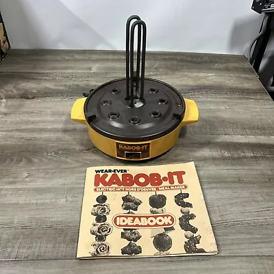 Wear-Ever KABOB IT Electric Shish Kabob Maker MOTOR BOOKLET ONLY 74000 No Tray • $17.39