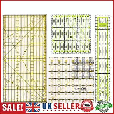 DIY Acrylic Patchwork Ruler Feet Tailor Cutting Quilting Sewing Measuring Ruler  • £5.29