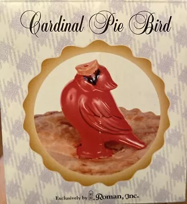 Cardinal Pie Bird Roman Inc Roselle Farmhouse Vintage Kitsch Cottage Core Gift • $15