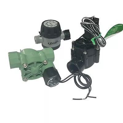 Orbit Mechanical Timer Orbit 1  In-line Valve & Rain Bird 1  Irrigation Valve-I • $40.85