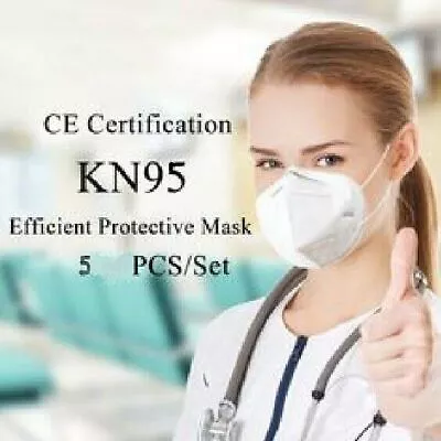 5 Pcs KN95 MedicalSurgicalDental 5 Layers Face Mask Mouth Cover Shield • $3.45