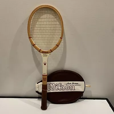 Vintage Wilson Jack Kramer Autograph Tennis Racket 4 1/2 Near MINT Original Case • $95