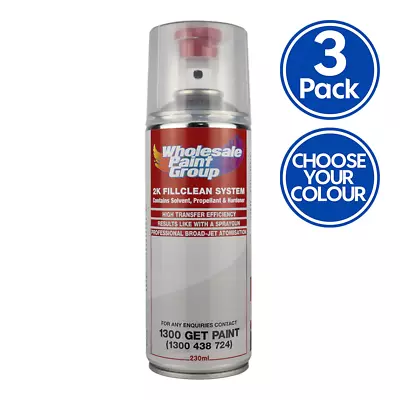 SPRAYMAX 2K Touch Up Spray Paint 400ml All Solid Car Automotive Paint Colours X • $169.99