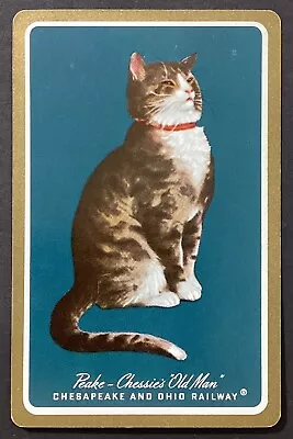 Cat Peake Chessie's Old Man Railway Vintage Single Swap Playing Card Jack Spades • $4.27