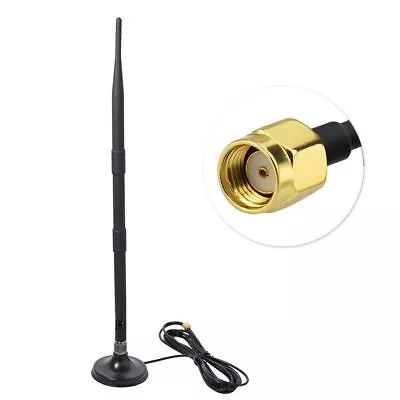 4G LTE 9dB RP-SMA Plug Omni Magnetic Base Antenna For 4G Signal Booster • $11.95