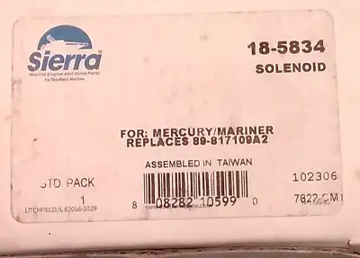 New Sierra 18-5834 Starter Solenoid Mercury Mariner 65 75 80 90 115 125hp • $36.94