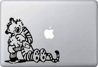 Calvin & Hobbes Hugging - Apple Macbook Laptop IPad Car Vinyl Decal Sticker • $4.99