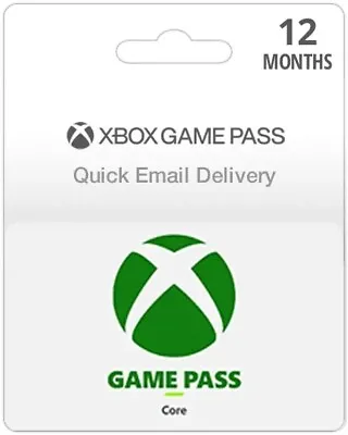 Xbox Game Pass Core 12 Month Code • £17