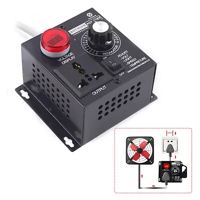 Variable Voltage Regulator Voltage Stabilizer 4000W 18A 0-220V Adjustable • $19