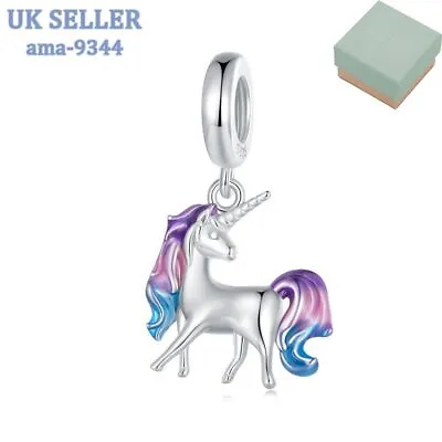 Women Unicorn Pendant 925 Sterling Silver W/ Box • £13.14